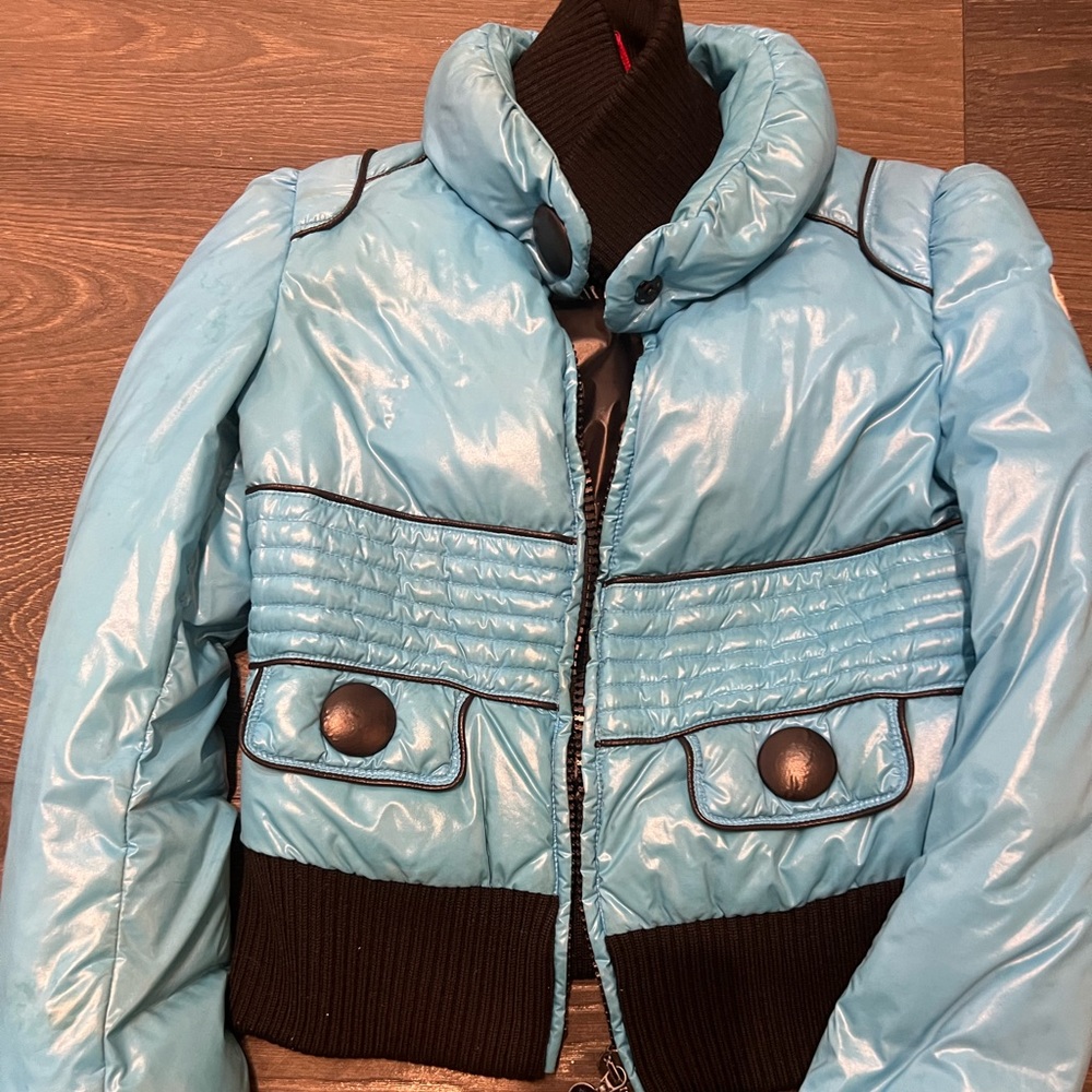 Moncler short puffy coat